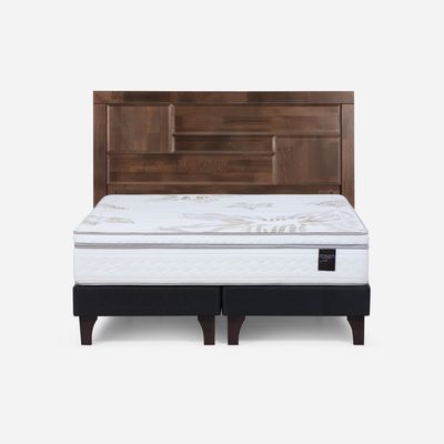 Imagen 2 del producto Cama Europea Art 4 2 Plazas Bd + Respaldo Dolce