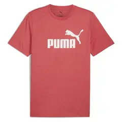 PUMA - Camiseta Manga Corta Ess No. 1 Logo Heather Tee Hombre
