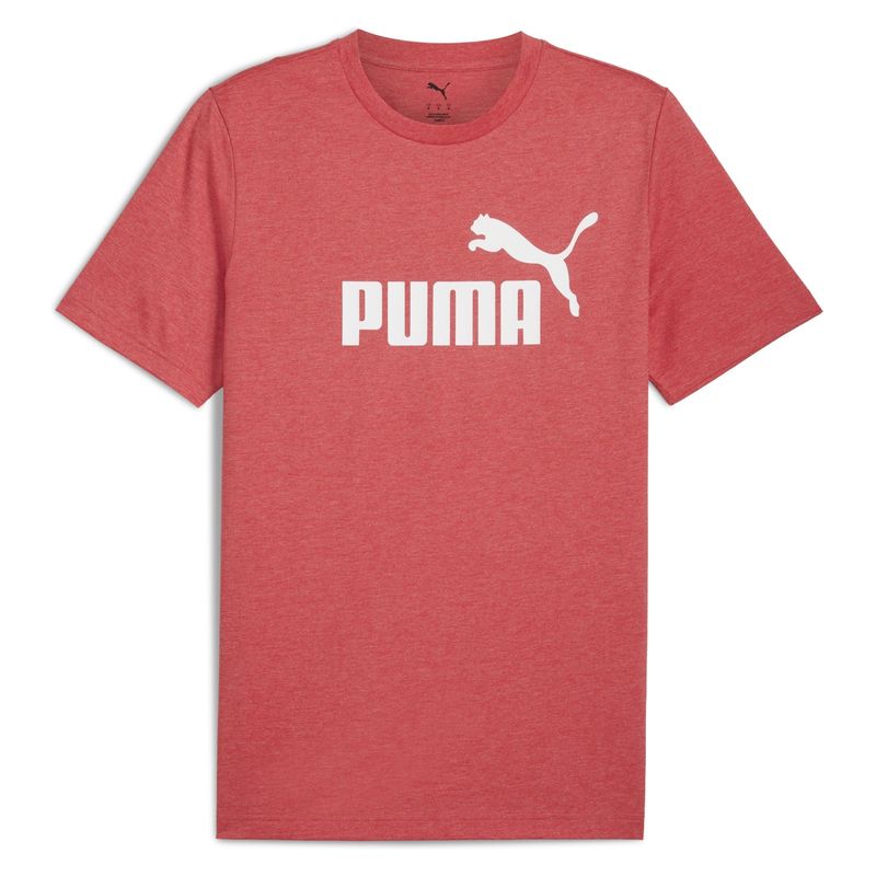 PUMA - Camiseta Manga Corta Ess No. 1 Logo Heather Tee Hombre Puma