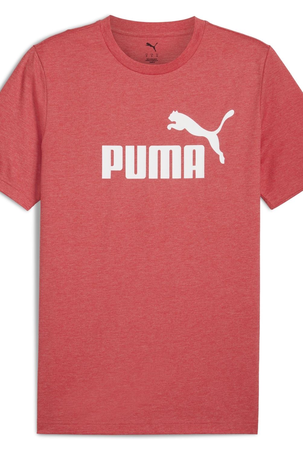 PUMA - Camiseta Manga Corta Ess No. 1 Logo Heather Tee Hombre Puma