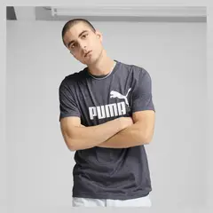 PUMA - Camiseta Manga Corta Ess No. 1 Logo Heather Para Hombre