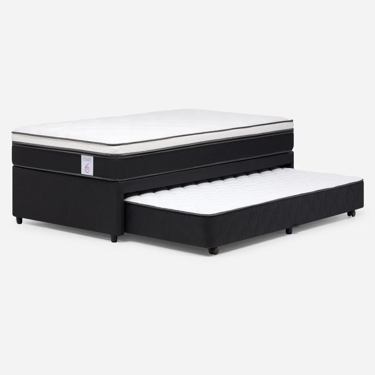 ROSEN - Cama Nido New Style 6 1.5 plazas x 2.00 mt + Respaldo Rosen
