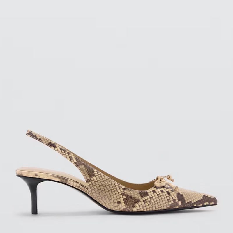 MANGO - Zapato Casual Mujer Beige Mango