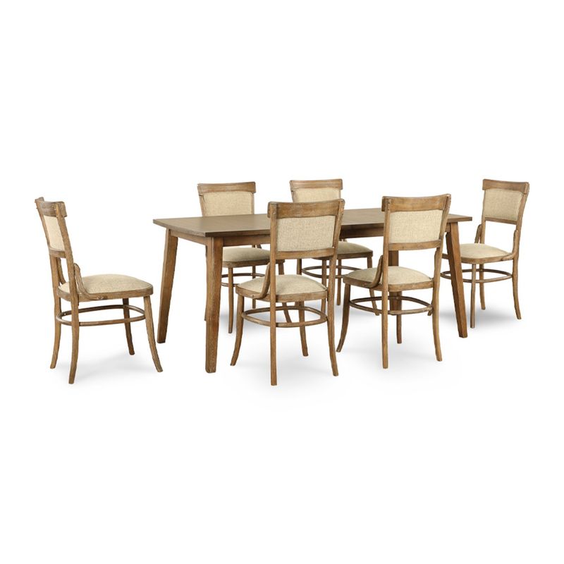CIC - Juego De Comedor Nottingham Extensible 6 Sillas Cic