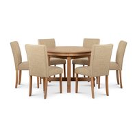 Juego De Comedor Preston Extensible 6 Sillas