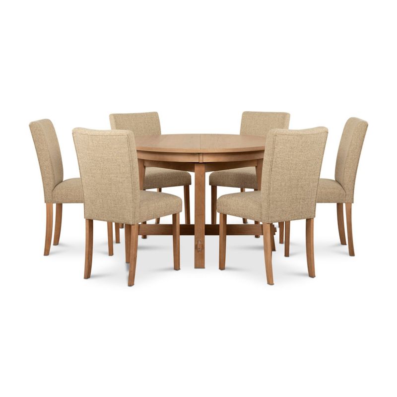 CIC - Juego De Comedor Preston Extensible 6 Sillas Cic