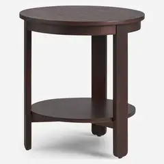 ROSEN - Mesa Lateral Circular Kavi Tabaco