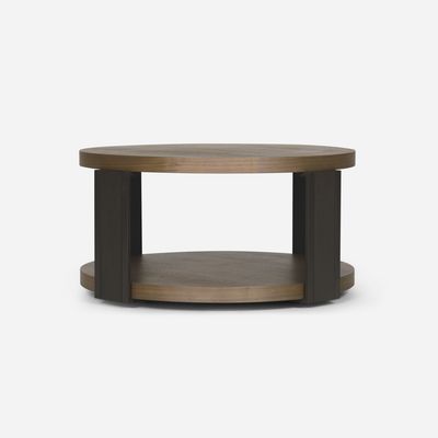 Imagen 2 del producto Mesa De Centro Circular Koli Nogal