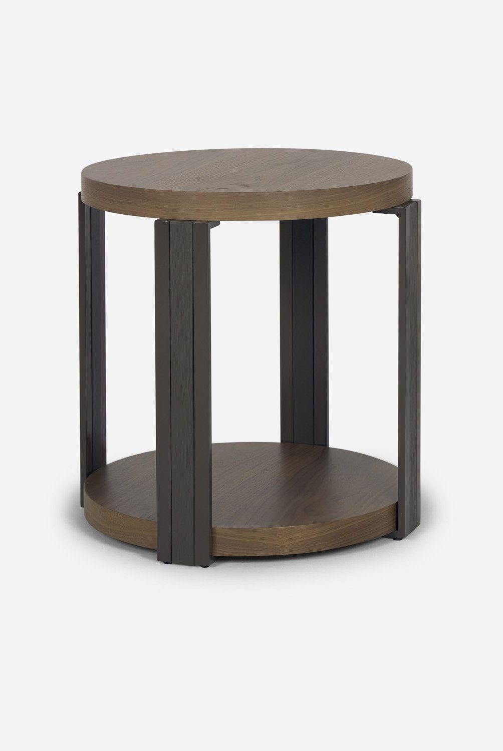 ROSEN - Mesa Lateral Circular Koli Nogal Rosen