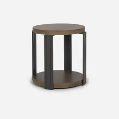 ROSEN - Mesa Lateral Circular Koli Nogal