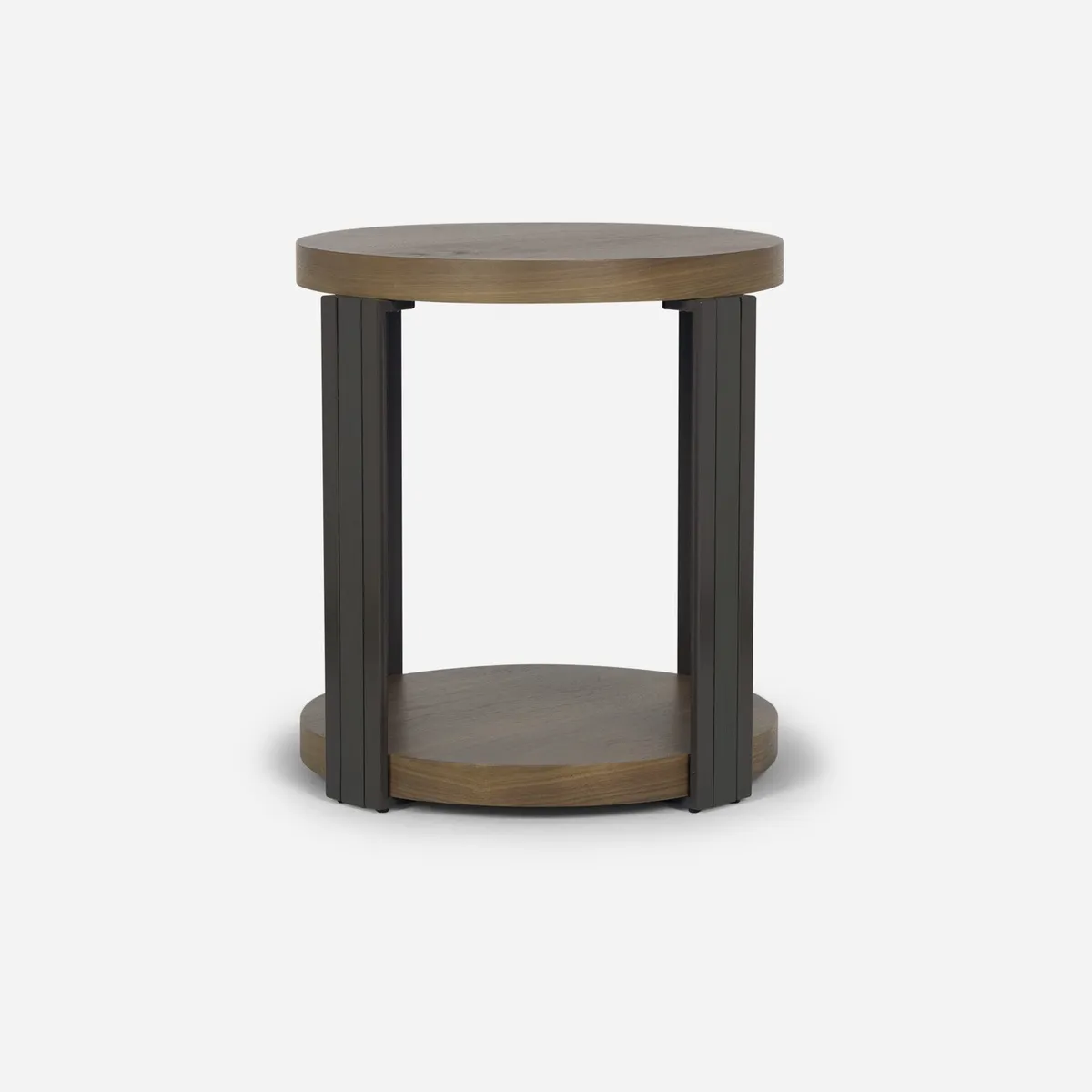 ROSEN - Mesa Lateral Circular Koli Nogal Rosen