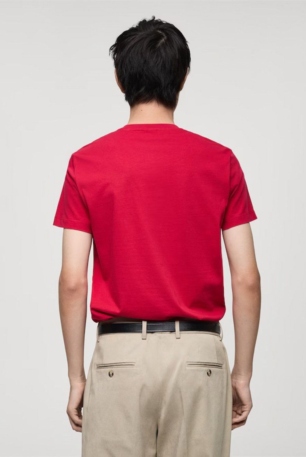 MANGO MAN - Polera 100% Algodón Slim Fit Hombre Mango Man