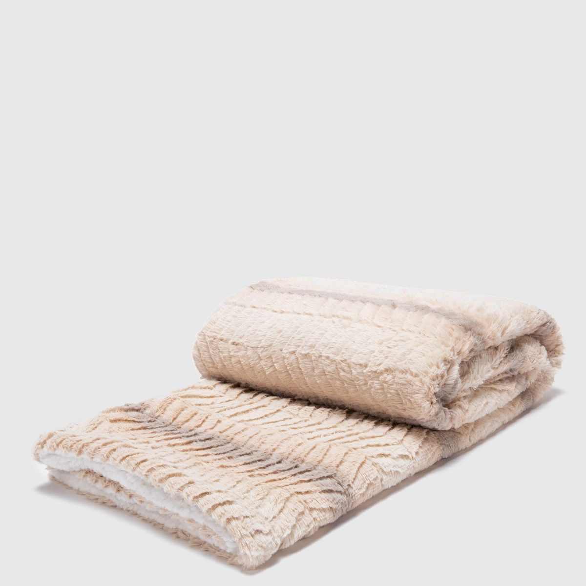 ZAHR - Manta Sherpa Piel Café Zahr