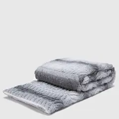 ZAHR - Manta Sherpa Piel Gris