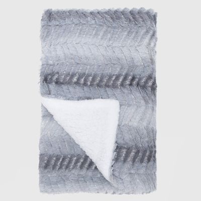 Imagen 2 del producto Manta Sherpa Piel Gris