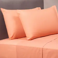 ZAHR - Juego De Sábanas Polialgodón Lisa 144 Hilos