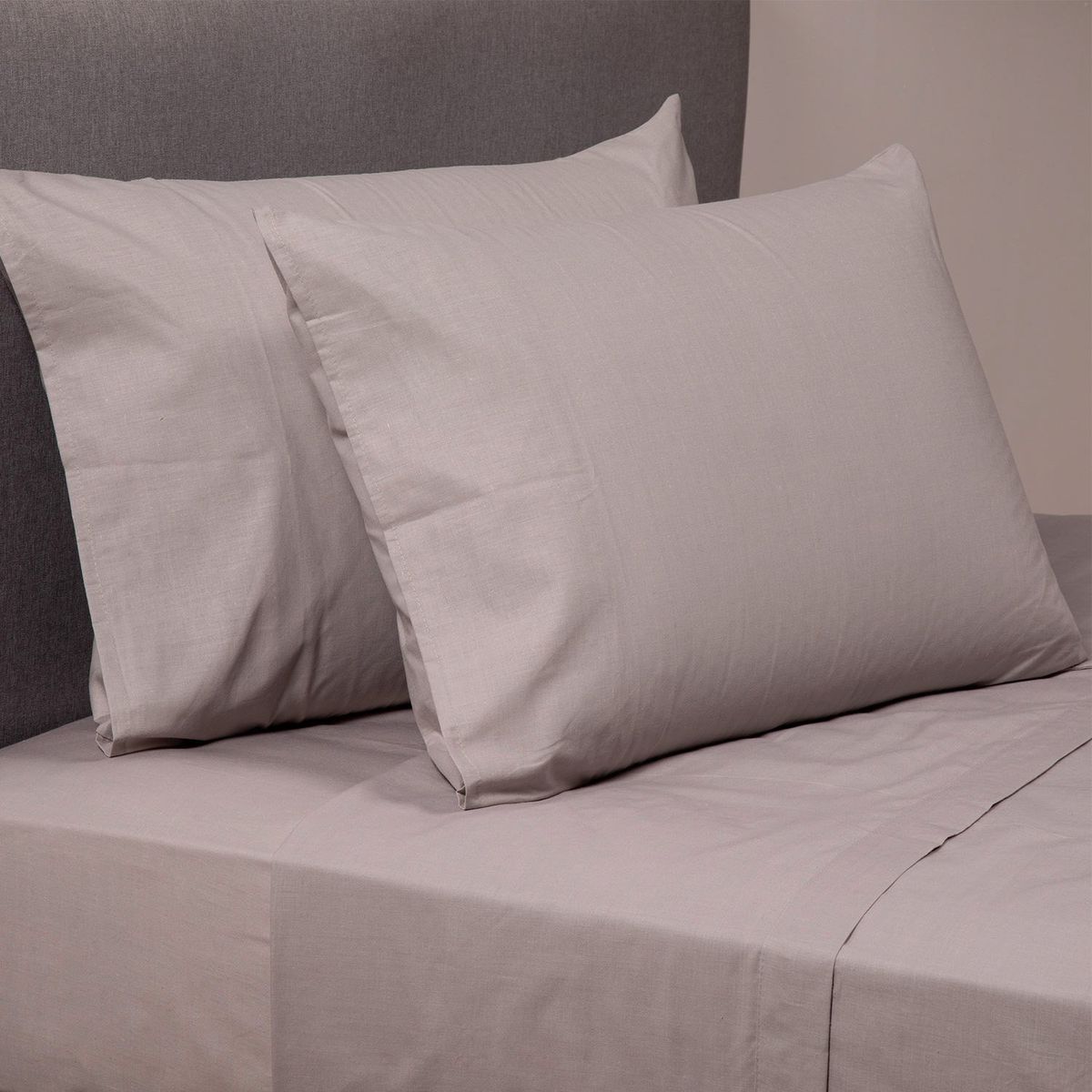 ZAHR - Juego De Sábanas Polialgodón Lisa 144 Hilos Zahr