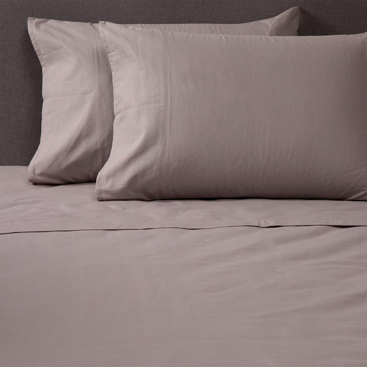 ZAHR - Juego De Sábanas Polialgodón Lisa 144 Hilos Zahr