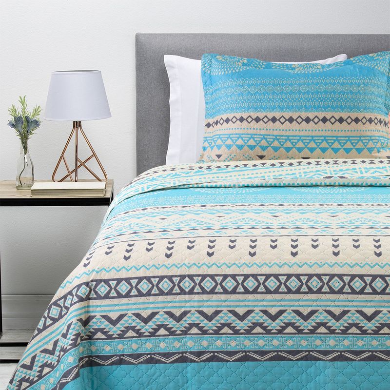ZAHR - Cubrecama Estampado Mandala Zahr