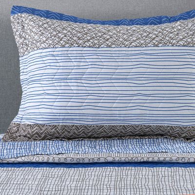 Imagen 2 del producto Cubrecama Estampado Azul