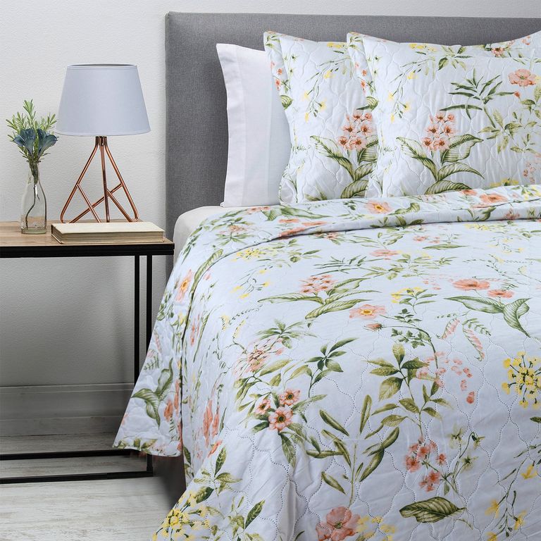 Cubrecama Estampado con Funda de cojín