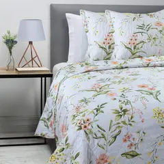 ZAHR - Cubrecama Estampado Flor