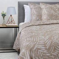 Cubrecama Estampado Hoja