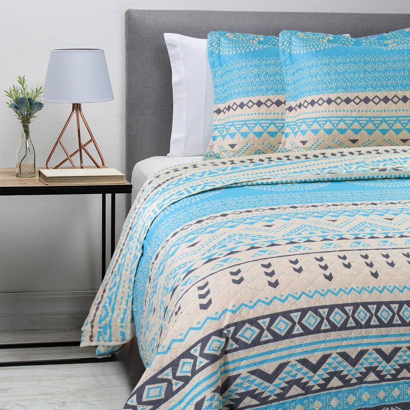 ZAHR - Cubrecama Estampado Mandala Zahr