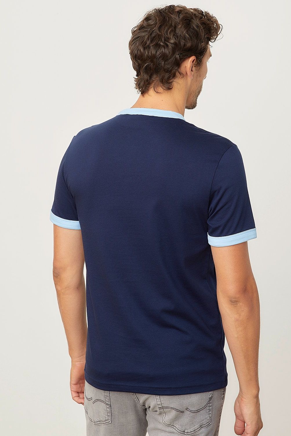LACOSTE - Polera Manga Corta Bloque Algodón Hombre Lacoste