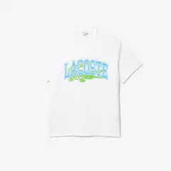 LACOSTE - Polera Manga Corta Algodón Relaxed Fit Hombre Algodón
