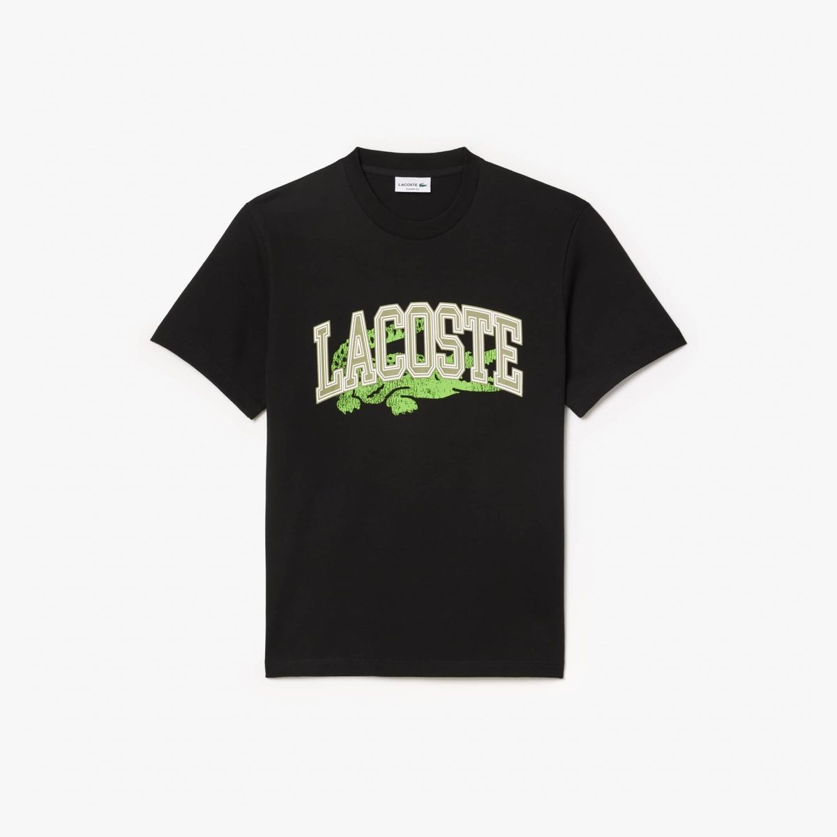 LACOSTE - Polera Manga Corta Algodón Relaxed Fit Hombre Algodón Lacoste
