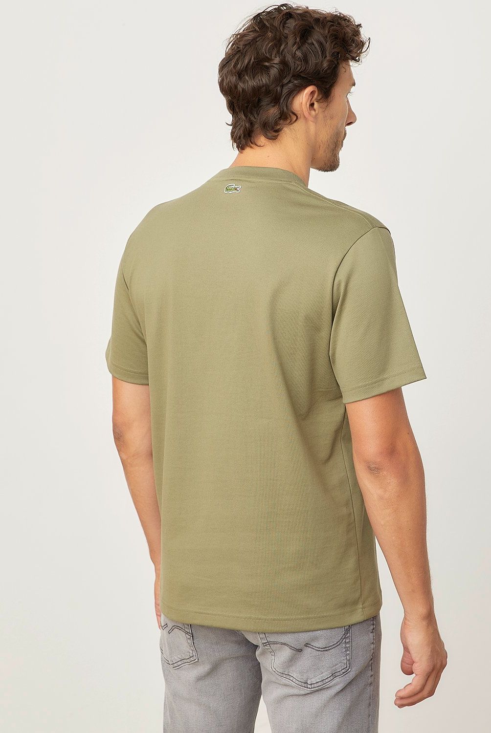 LACOSTE - Polera Manga Corta Algodón Relaxed Fit Hombre Algodón Lacoste