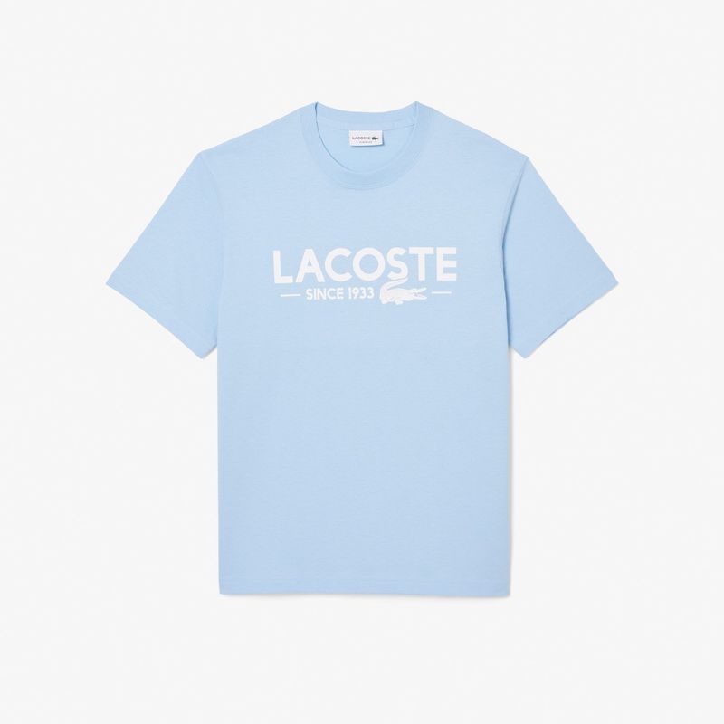 LACOSTE - Polera Manga Corta Hombre Hombre Algodón Lacoste