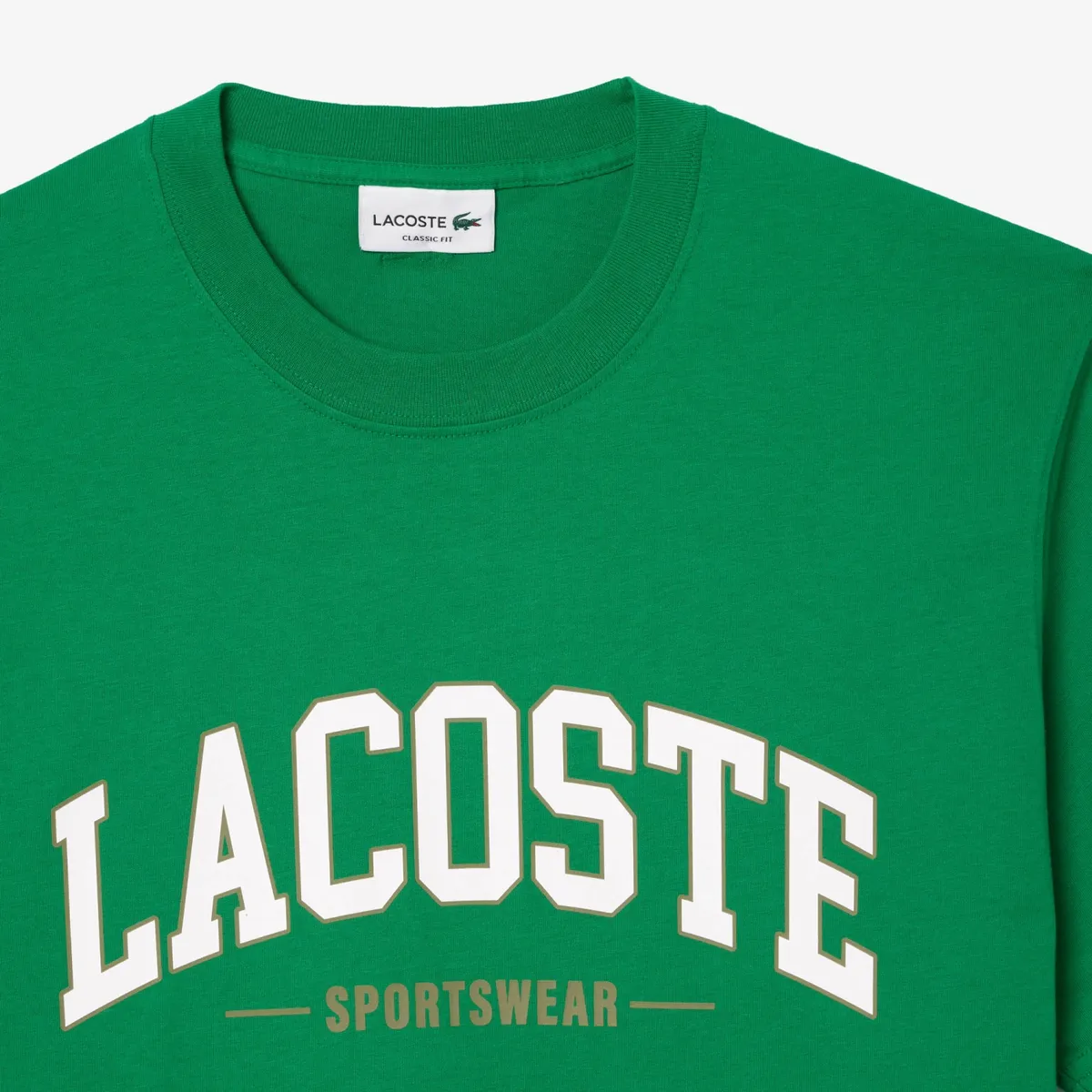 LACOSTE - Polera Manga Corta Hombre Algodón Lacoste