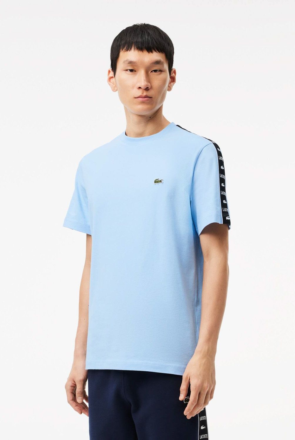 LACOSTE - Polera Manga Corta Hombre Hombre Algodón Lacoste
