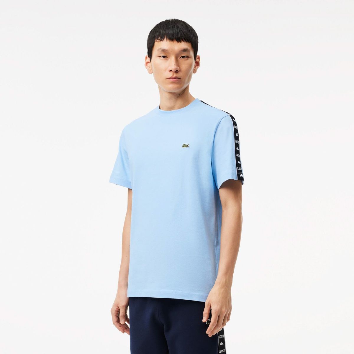 LACOSTE - Polera Manga Corta Hombre Hombre Algodón Lacoste