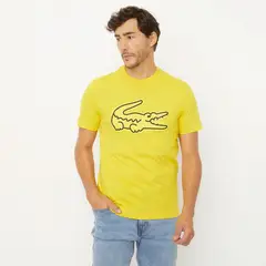 LACOSTE - Polera Manga Corta Print Hombre Algodón