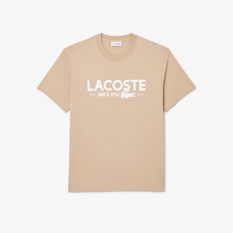 LACOSTE - Polera Manga Corta Hombre Algodón Lacoste