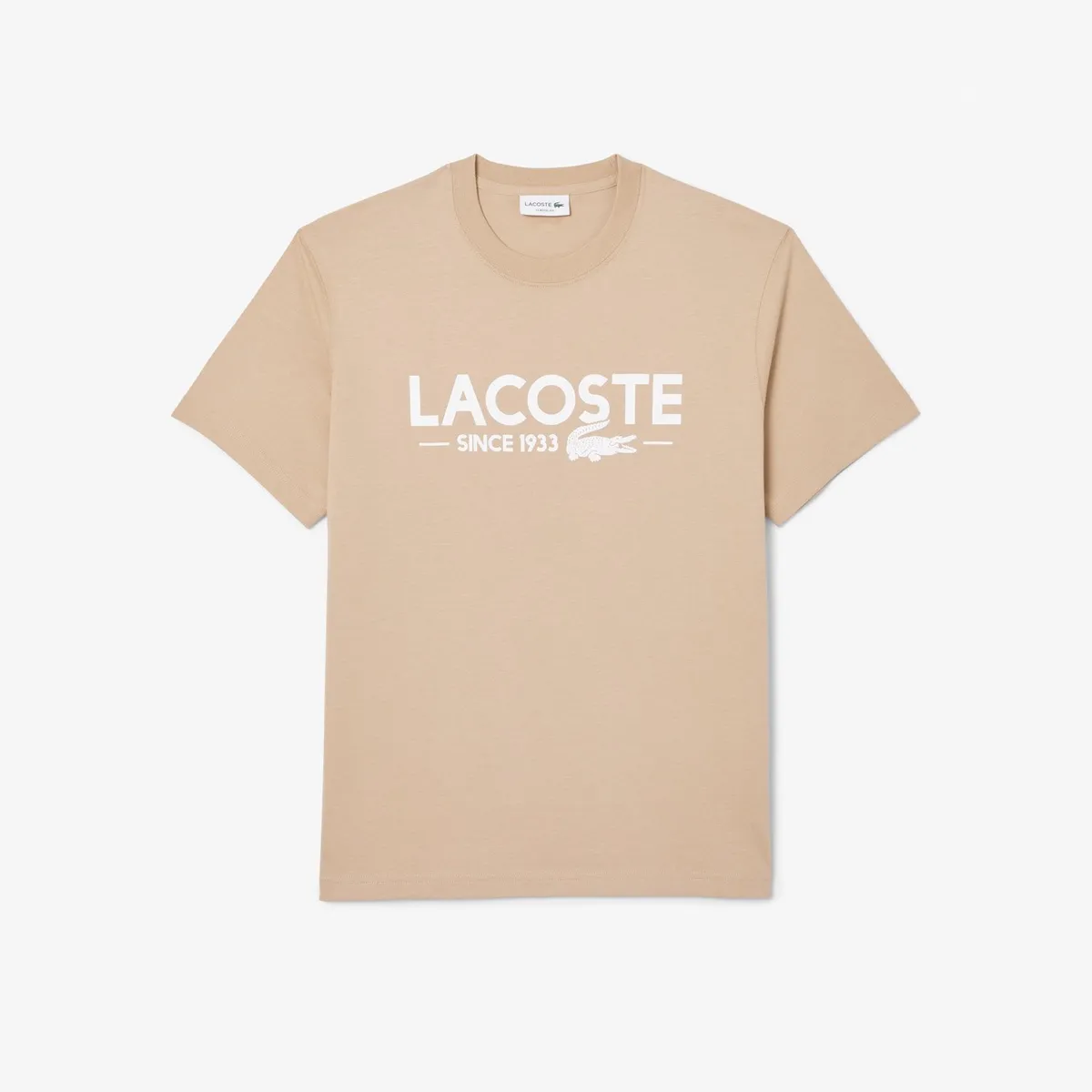 LACOSTE - Polera Manga Corta Hombre Algodón Lacoste