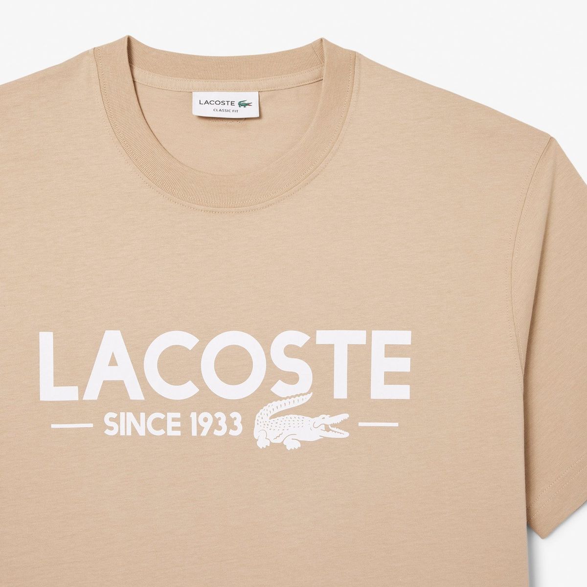 LACOSTE - Polera Manga Corta Hombre Algodón Lacoste