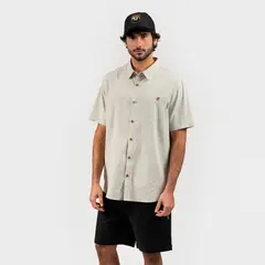 GNOMO - Camisa Casual Manga Corta Habi Hombre