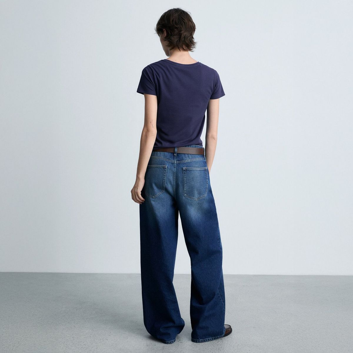 MANGO - Polera Logo 100% Algodón Mujer Mango