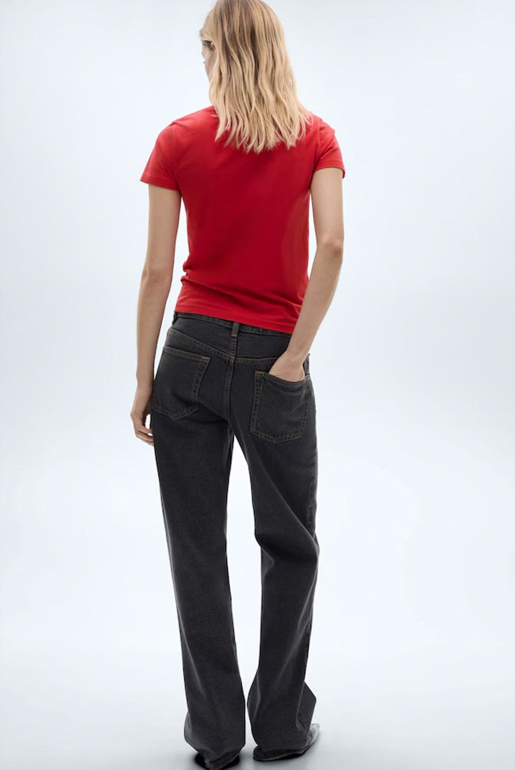 MANGO - Polera Logo 100% Algodón Mujer Mango
