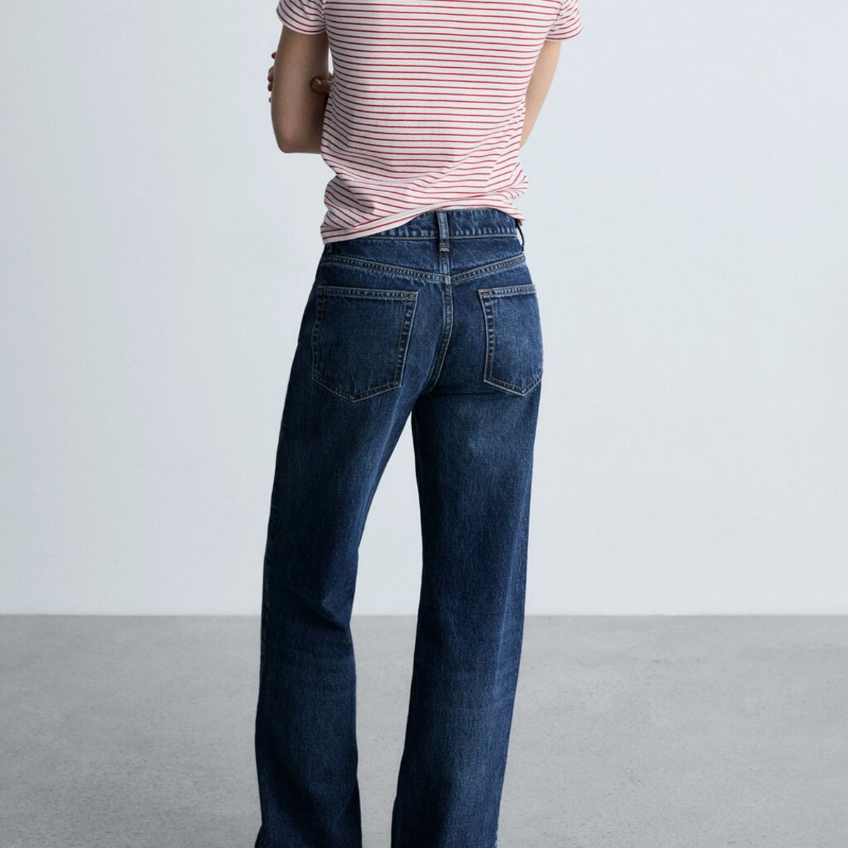 MANGO - Polera Rayas Logo Mujer Mango