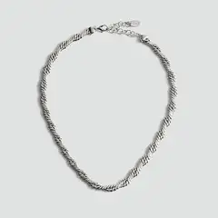 MANGO - Collar Cadena Eslabones Mujer