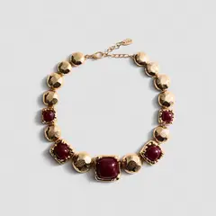 MANGO - Collar Abalorios Combinados Mujer