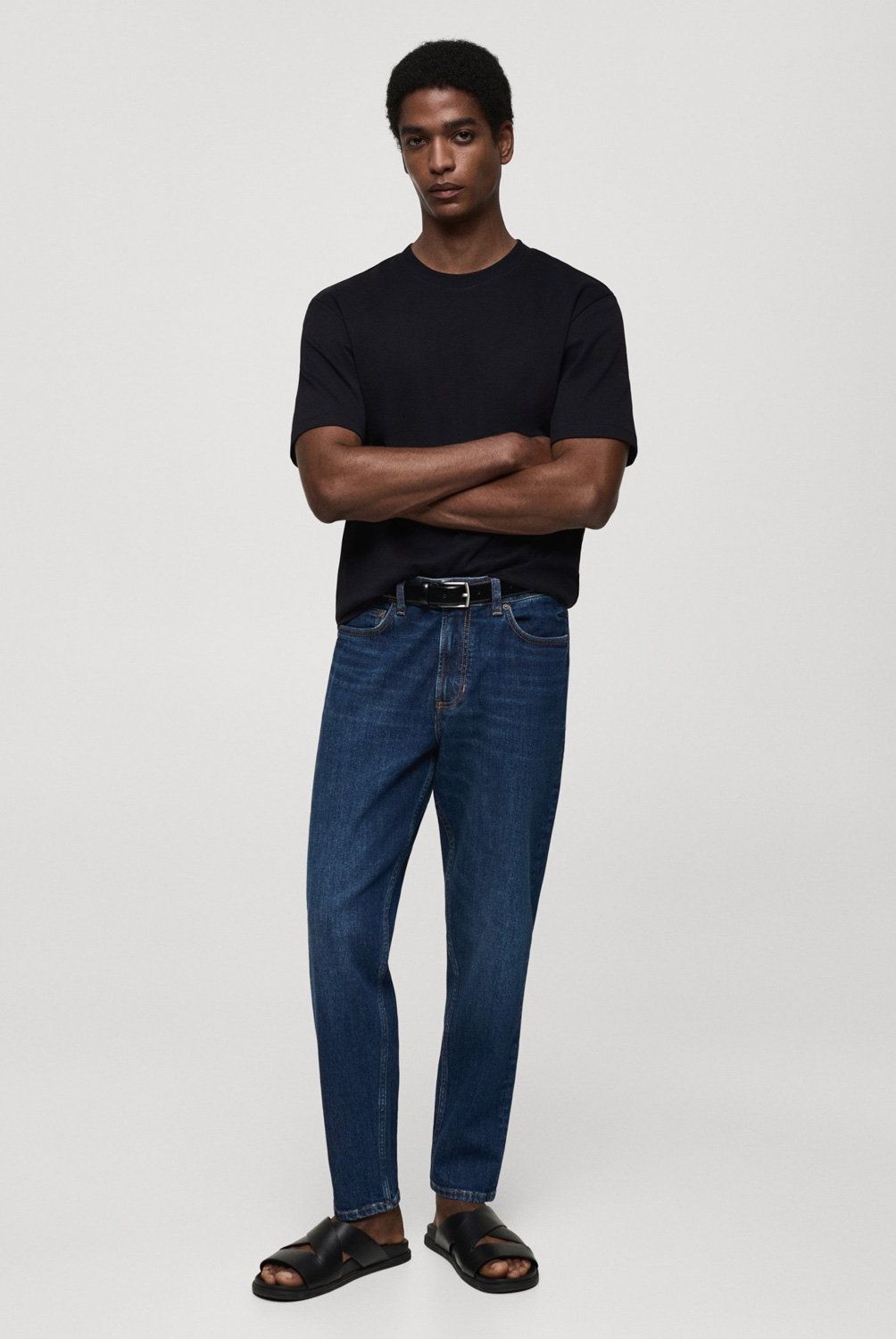 MANGO MAN - Polera Regular Fit 100% Algodón Hombre Mango Man