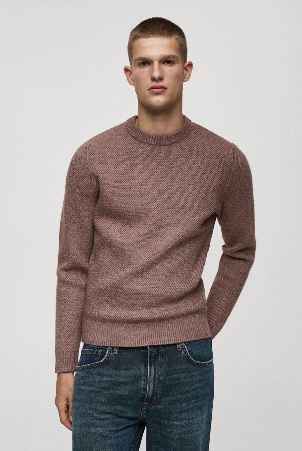 MANGO MAN - Sweater Punto Regular Fit Hombre Mango Man