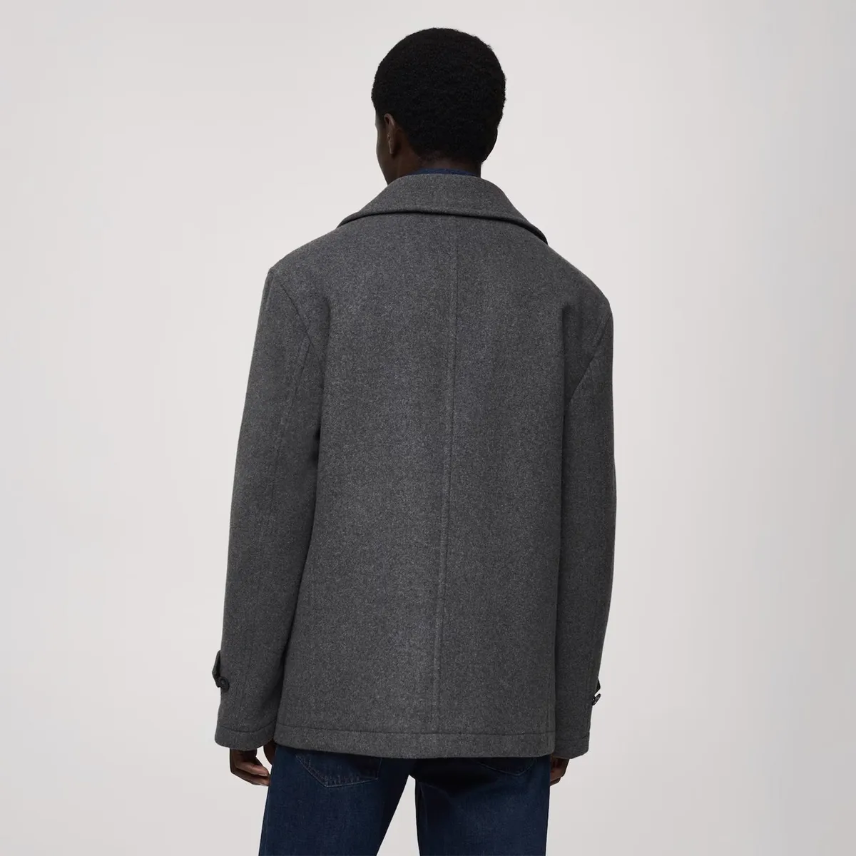 MANGO MAN - Abrigo Alberti Lana Regular Fit Hombre Mango Man