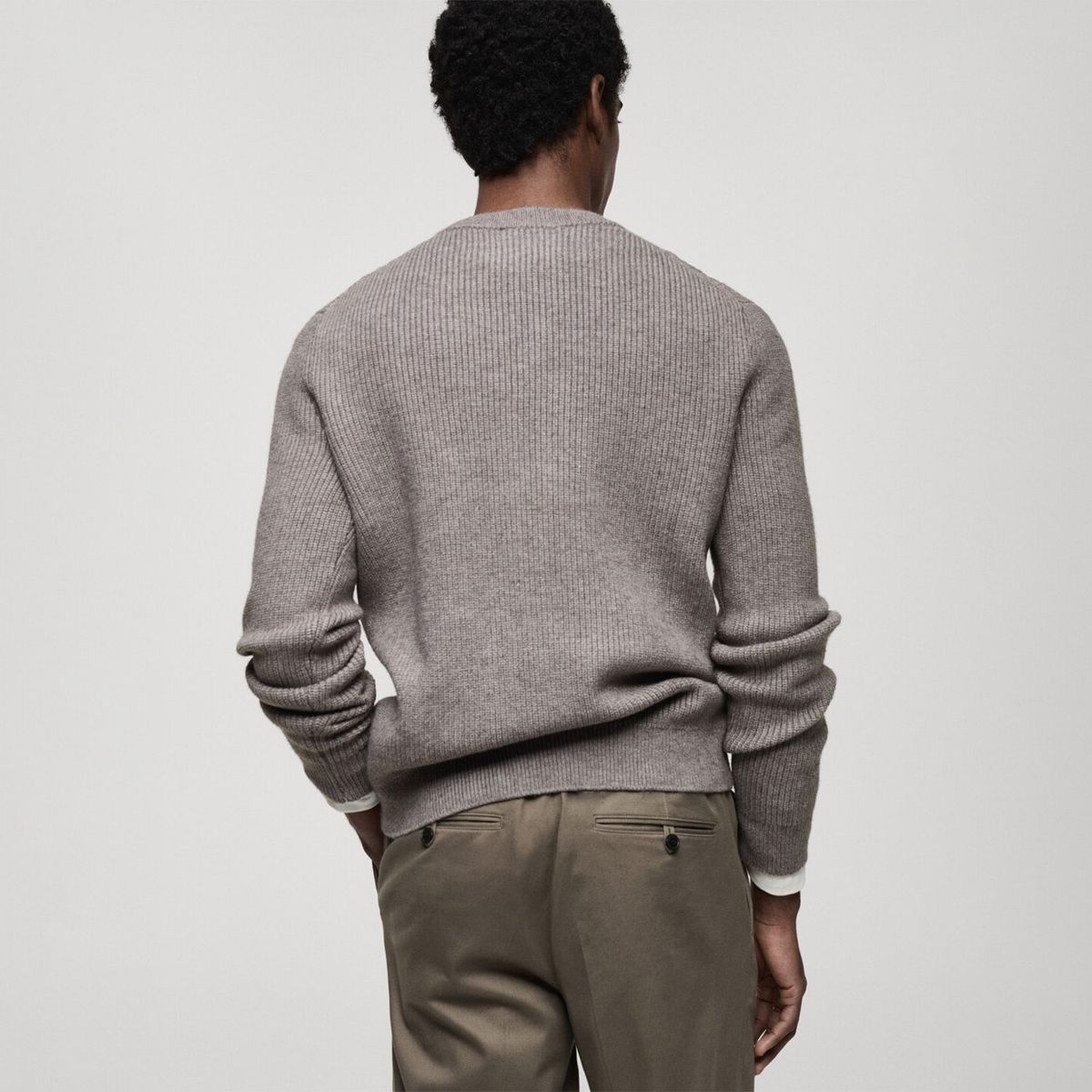 MANGO MAN - Sweater Punto Combinado Hombre Mango Man